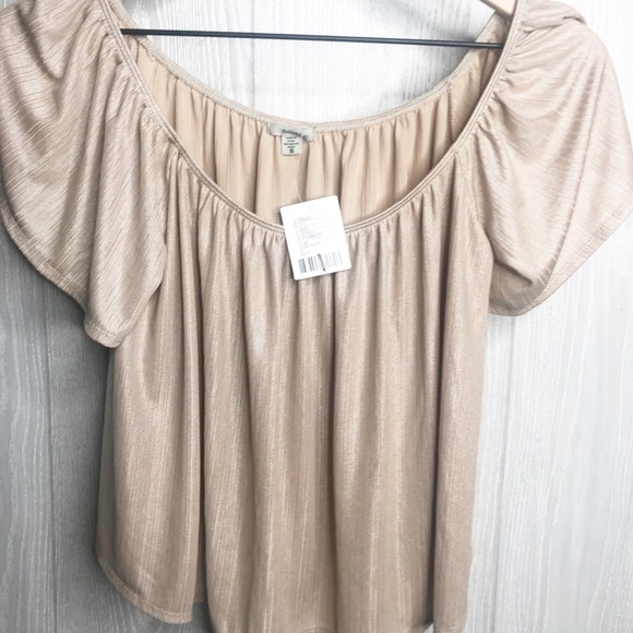 Urban outfitters Crop Top Dressy Shiny SMALL - Picture 2 of 2